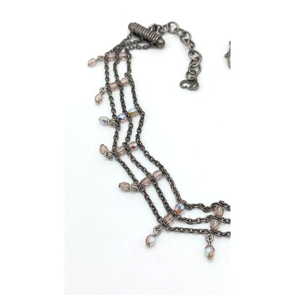 Vintage Christian DIOR Multistrand Layered Beaded Choker Necklace John Galliano - Picture 3 of 9